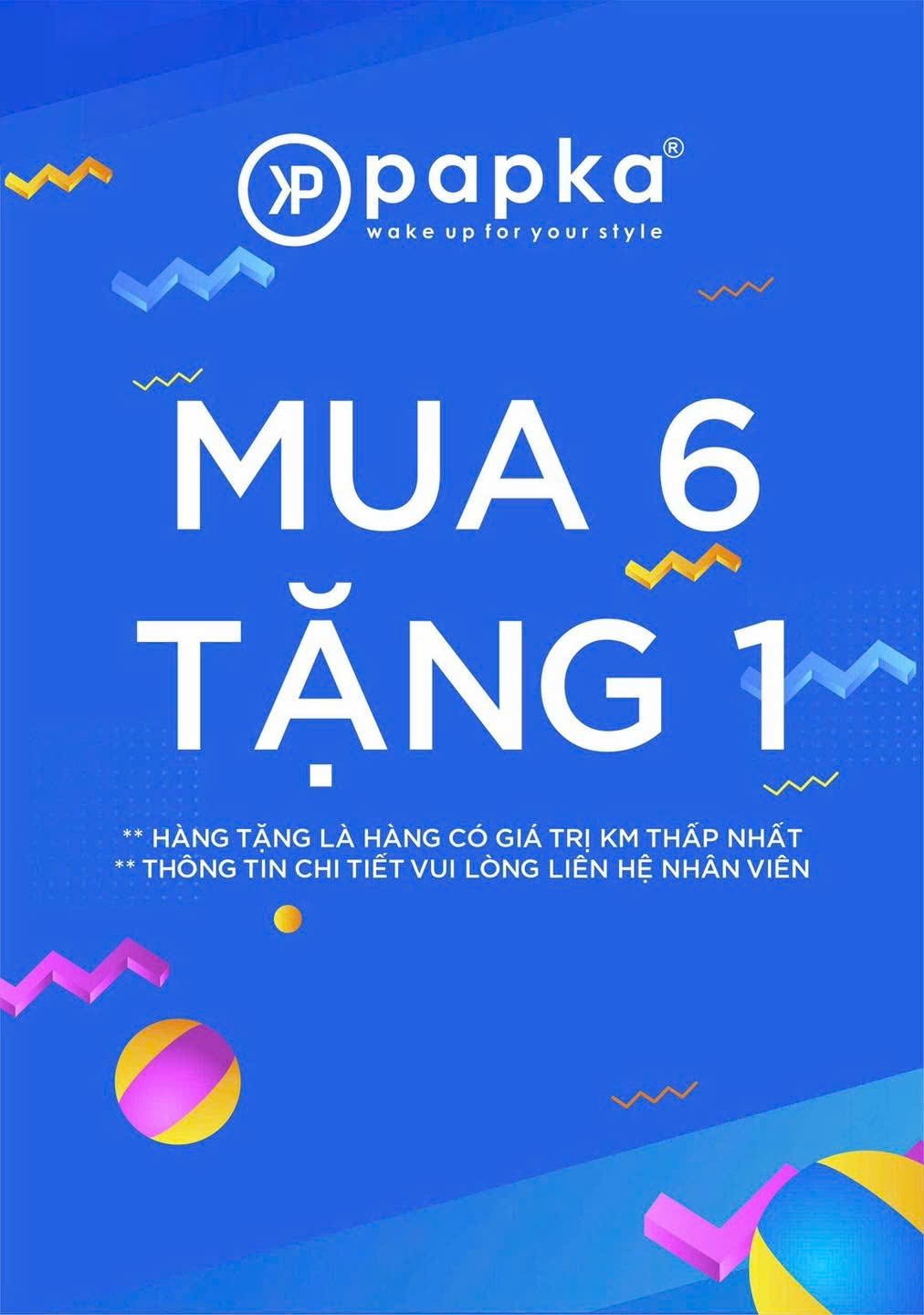 Quầy hàng thời trang Papka với nhiều sản phẩm giảm giá mùa hè