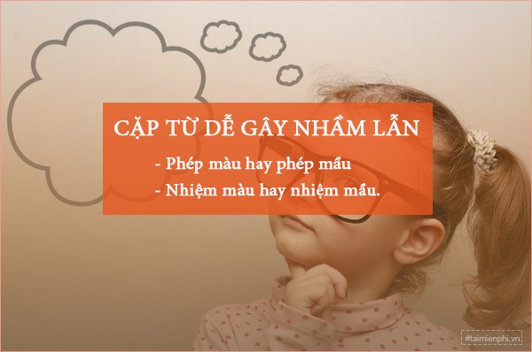 Màu và mầu là hai từ dễ gây nhầm lẫn trong chính tả tiếng Việt