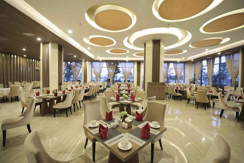 Nhà hàng Viên An với không gian rộng rãi và sức chứa lớn