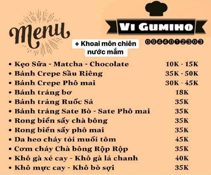 Vi Gumiho - Nơi hội tụ các món ăn vặt đa dạng và hấp dẫn