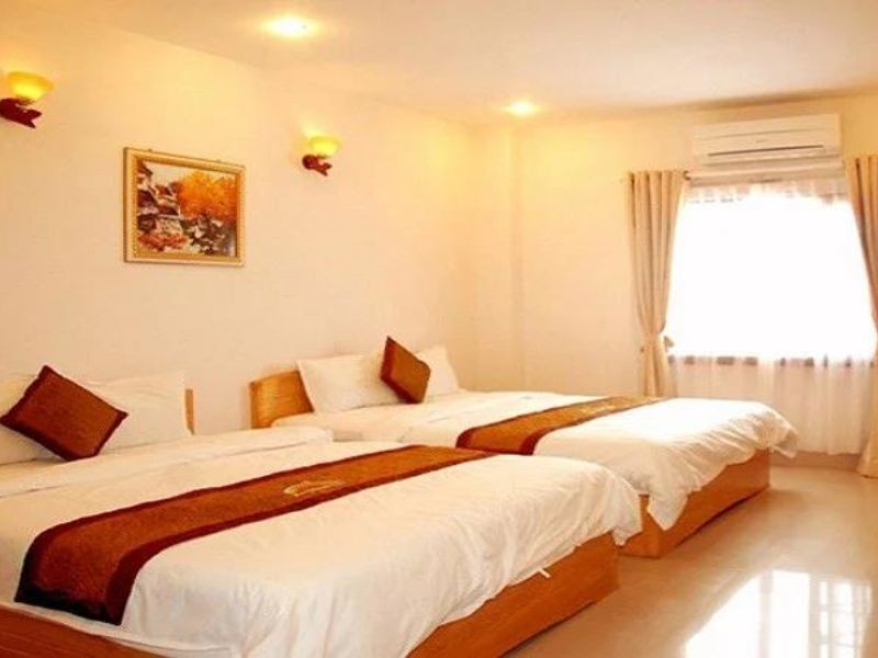 Kiến trúc hiện đại của Khách sạn Hải Châu Cà Mau, nhìn từ bên ngoài