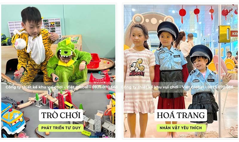 Đa dạng trò chơi tại khu vui chơi trẻ em Babi Kids Cafe Cà Mau