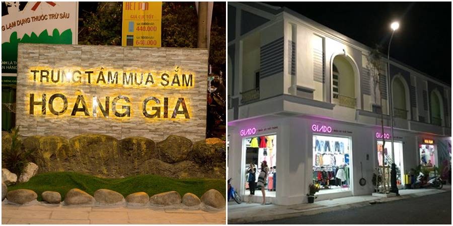 Trung tâm mua sắm Hoàng Gia với kiến trúc mở, tạo cảm giác như một con phố đi bộ
