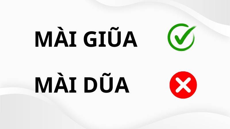 Bàn tay đang mài giũa một vật sắc nhọn, thể hiện sự tinh luyện và kiên trì