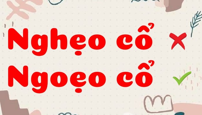 Hình ảnh minh họa cho tình trạng cổ bị nghiêng vẹo
