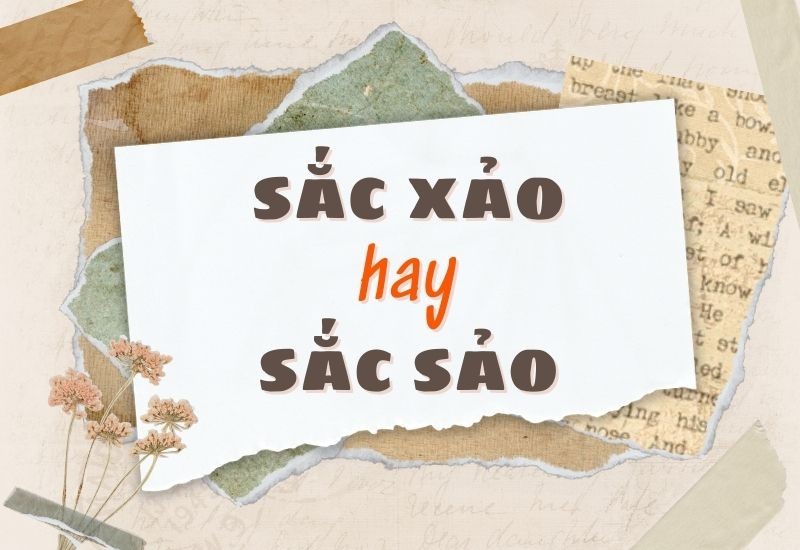 Hình ảnh minh họa sự phân vân giữa cách viết 'sắc xảo' và 'sắc sảo' đúng chính tả