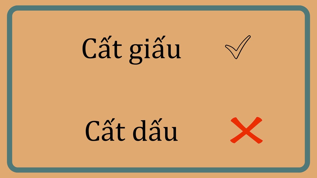 Người phụ nữ đang cất giấu đồ vật vào một nơi kín đáo