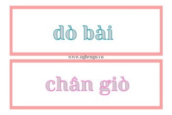 Dò hay giò, dò bài hay giò bài, dò lan hay giò lan viết đúng?