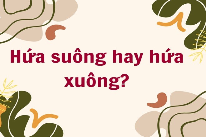 Minh họa sự đối lập giữa lời hứa và hành động thực tế