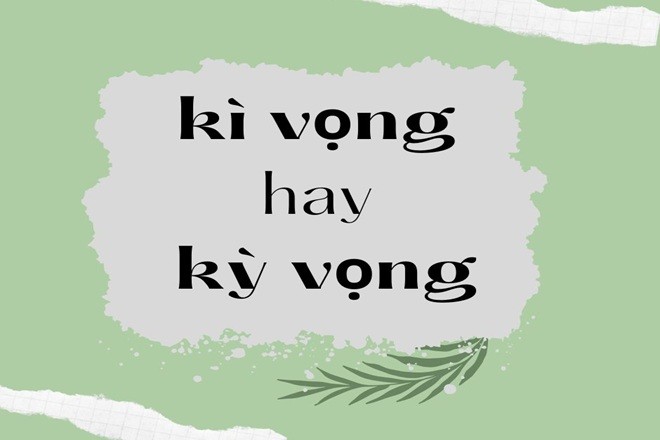 Người đang suy nghĩ về sự khác biệt giữa hai từ "kỳ vọng" và "kì vọng"