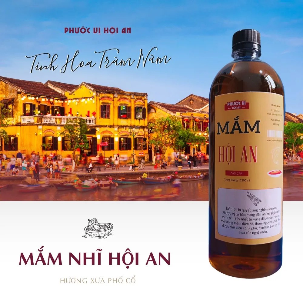 Nước mắm nhỉ Phước Vị Hội An, đặc sản từ phố cổ
