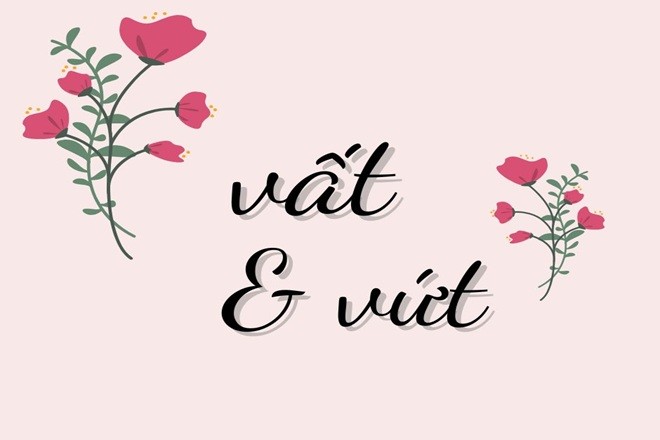 Hình ảnh minh họa sự phân vân giữa cách dùng từ 'vất' và 'vứt' trong tiếng Việt