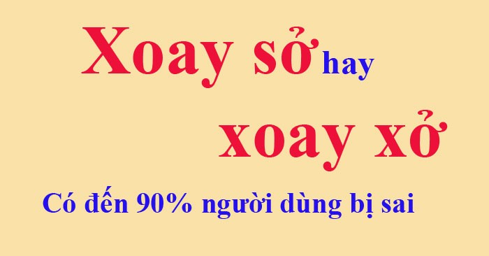 Xoay sở hay xoay xở?